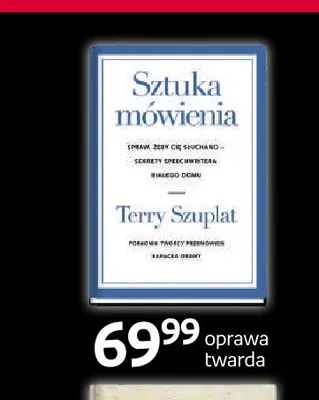 Książka Sztuka mówienia Terry Szuplat promocja w Empik