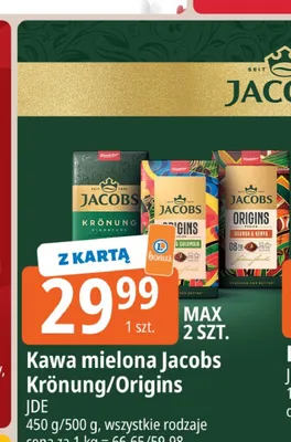 Kawa mielona Jacobs Krönung promocja w Leclerc