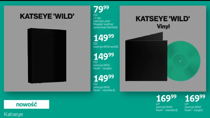 Płyta CD Katseye WILD wersja Wild heart - standard promocja w Empik
