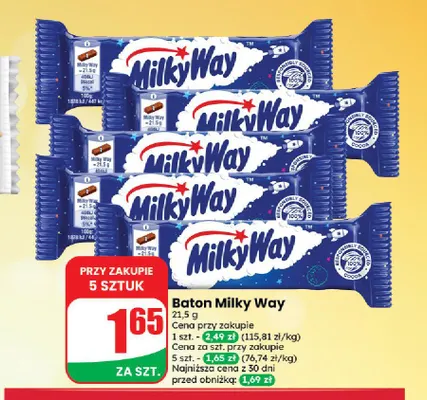 Baton Milky Way promocja w Dino