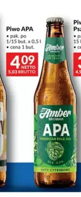 Piwo Amber APA promocja w Makro