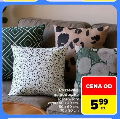 Poszewka na poduszkę promocja w Carrefour