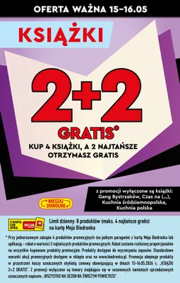 Książki promocja w Biedronka