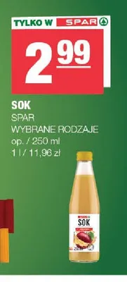 Sok SPAR promocja w SPAR