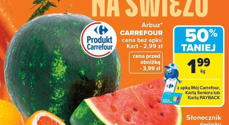 Arbuz Carrefour promocja w Carrefour