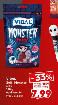 Żelki Monster miks Vidal promocja w Kaufland