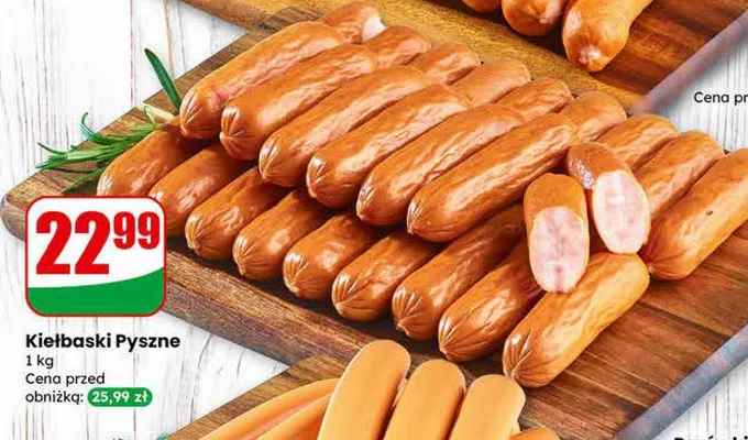 Kiełbaski pyszne promocja w Dino