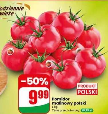 Pomidor malinowy polski promocja w Dino