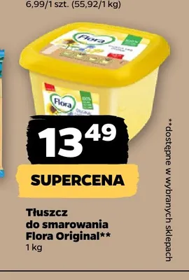 Tłuszcz do smarowania Flora Original promocja w Netto