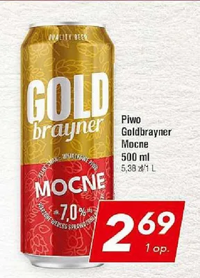 Piwo Goldbrayner Mocne promocja w LEWIATAN