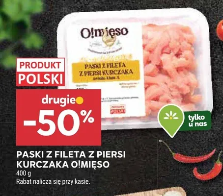Paski z fileta z piersi kurczaka promocja w Stokrotka