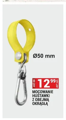 Mocowanie huśtawki z obejmą okrągłą Ø50 mm promocja w Merkury Market