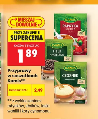 Przyprawa Kamis Papryka Słodka Mielona promocja w Biedronka