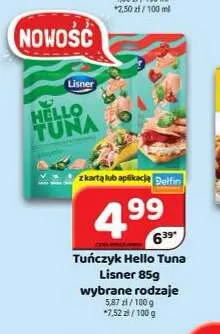 Tuńczyk Hello Tuna Lisner promocja w Delfin