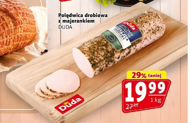 Polędwica drobiowa z majerankiem Duda promocja w Prim Market