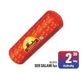Ser Salami luz Mlekpol promocja w Tomi Markt