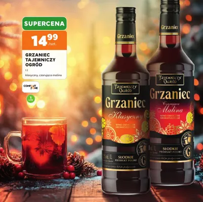 Wino czerwone Grzaniec klasyczny Tajemniczy Ogród promocja w Stokrotka