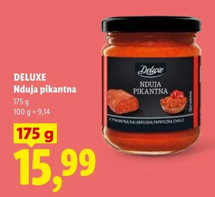 Nduja pikantna DELUXE promocja w Lidl