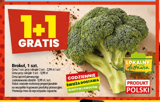 Brokuł promocja w Twój Market
