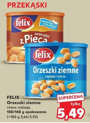 Orzeszki ziemne różne rodzaje promocja w Kaufland