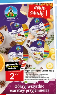 Jogurt Mascarpone Łowicz promocja w Twój Market