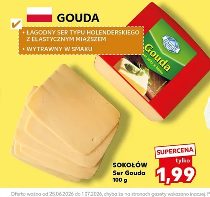 Ser Gouda Sokołów promocja w Kaufland
