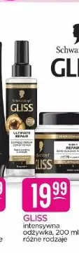 Intensywna odżywka do włosów Gliss promocja w Drogerie Jasmin