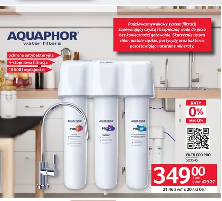 Filtr podzlewozmywakowy Eco Pro Aquaphor promocja w Selgros