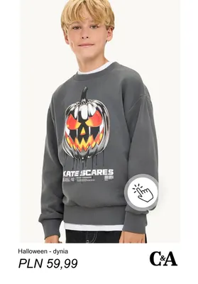 Bluza Halloween - dynia C & A promocja w C&A