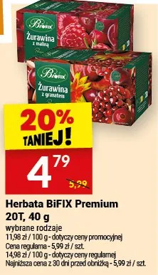 Herbata BiFIX Premium promocja w Twój Market