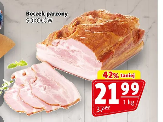 Boczek parzony Sokołów promocja w Prim Market