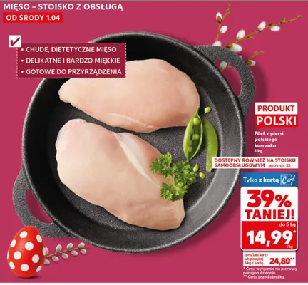 Filet z piersi polskiego kurczaka promocja w Kaufland