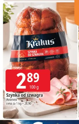 Szynka od szwagra Krakus promocja w Leclerc