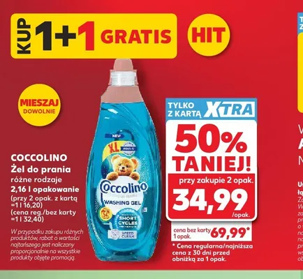 Żel do prania Coccolino promocja w Kaufland