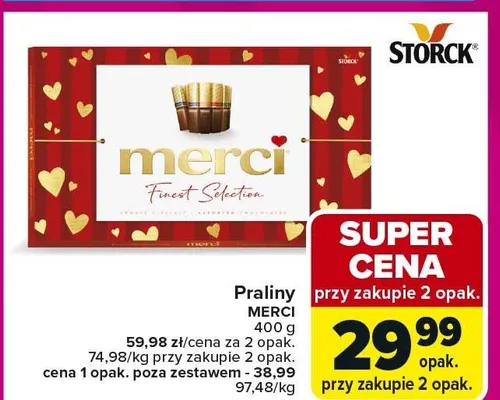 Praliny promocja w Carrefour