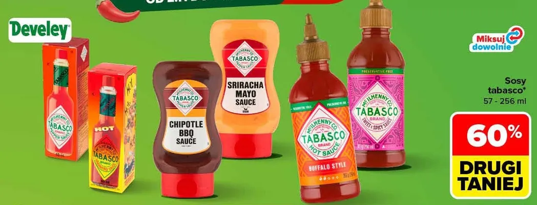 Sosy Tabasco promocja w Carrefour Market
