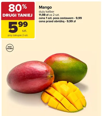 Mango duży kaliber promocja w Carrefour