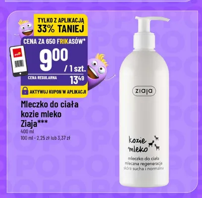 Mleczko do ciała kozie mleko Ziaja promocja w POLOmarket