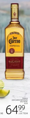 Tequila Jose Cuervo Reposado 35% promocja w Selgros