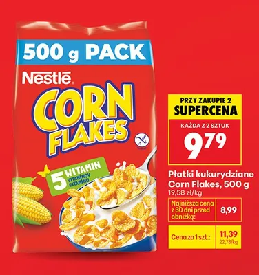 Płatki kukurydziane Corn Flakes promocja w Biedronka