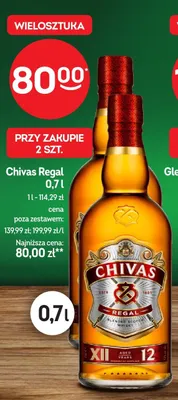 Whisky Chivas Regal promocja w Żabka