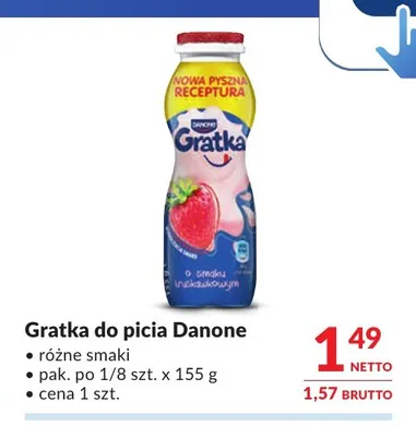 Gratka do picia Danone promocja w Makro