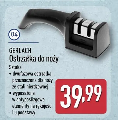 Ostrzałka do noży promocja w Aldi