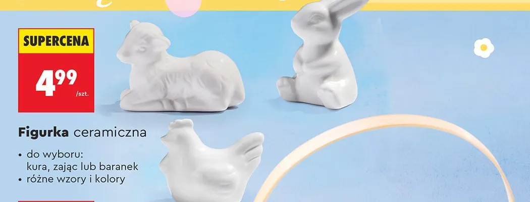 Figurka ceramiczna promocja w Biedronka
