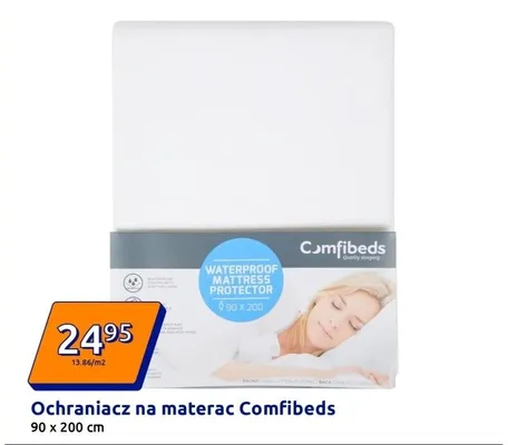 Ochraniacz na materac 90x200 cm promocja w Action