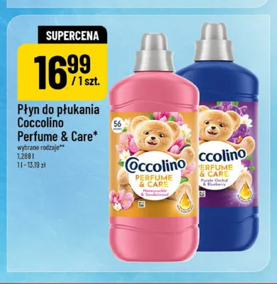 Płyn do płukania Coccolino Perfume & Care Purple Orchid & Blueberry promocja w POLOmarket
