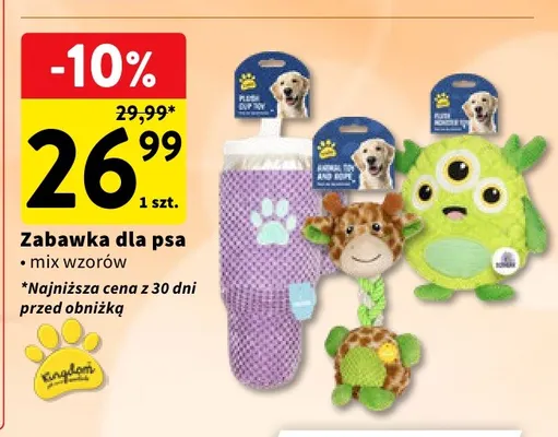 Zabawka dla psa Kingdom promocja w Intermarche