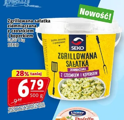 Zgrillowana sałatka ziemniaczana z czosnkiem i koperkiem SEKO promocja w Prim Market