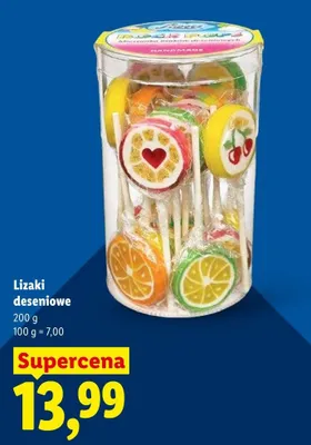 Lizaki deseniowe Rock Pops promocja w Lidl
