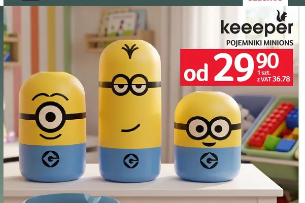 Pojemniki Minions Keeeper promocja w Selgros